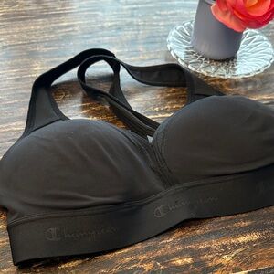 Champion Women's Black Racerback Sports Bra
